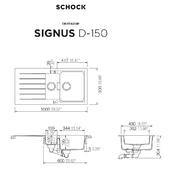 Pomivalno korito SCHOCK Signus D-150 Polaris